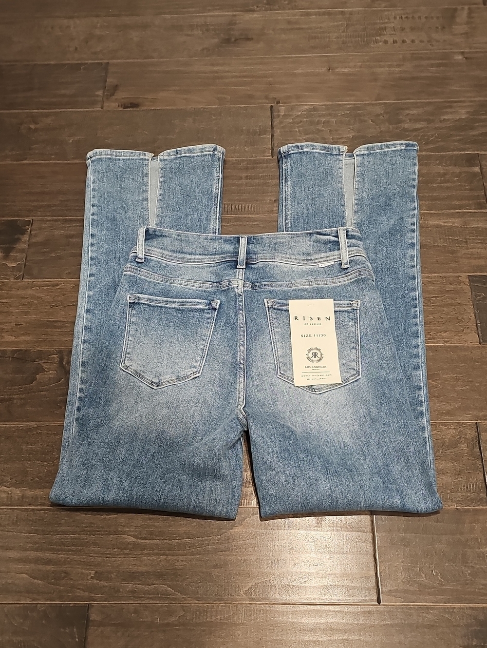 Brand New Risen Skyline High Rise Ankle Straight Leg Jeans Sz 11/30 - Picture 10 of 15